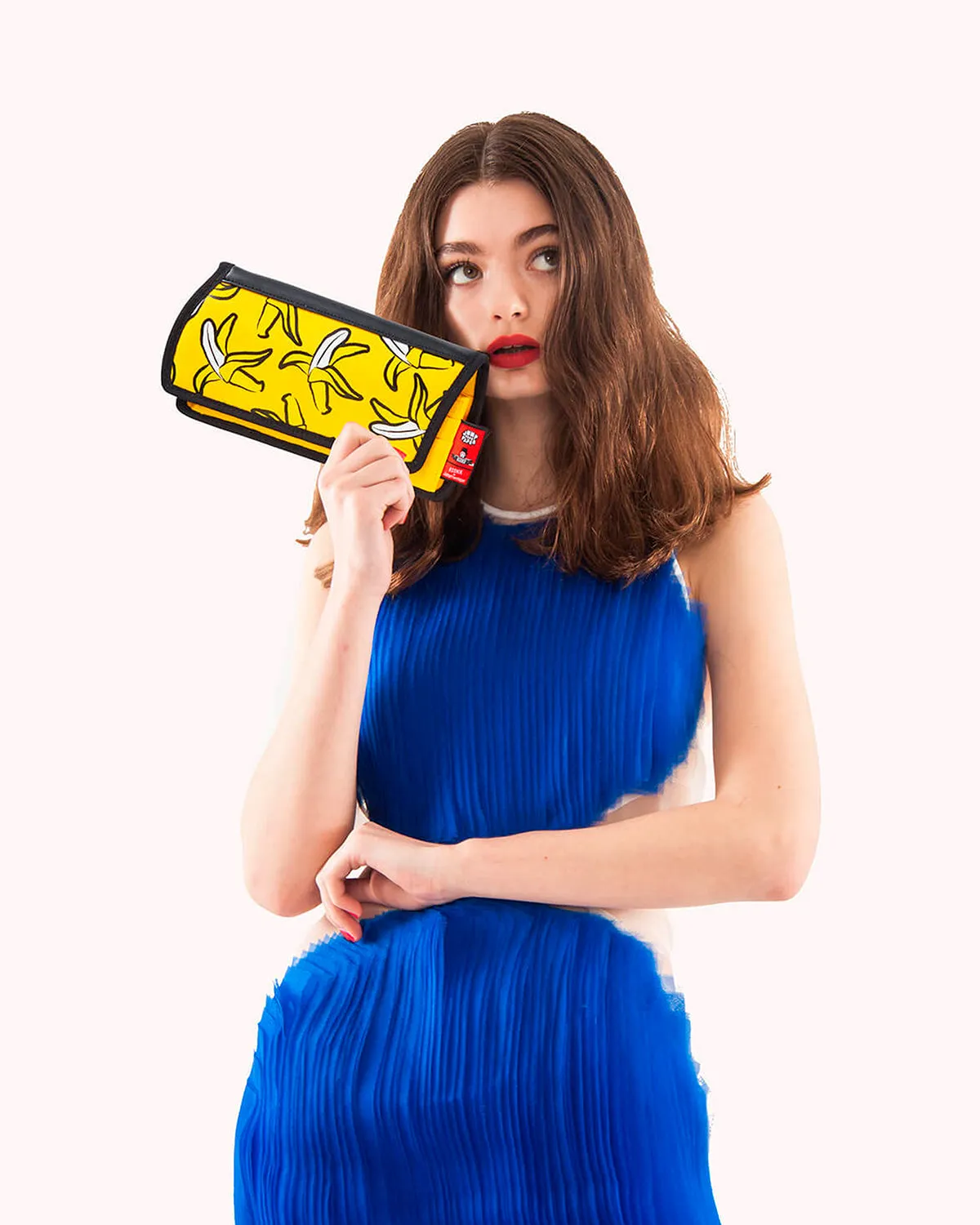 2d Purse Pop Art Banana Yellow