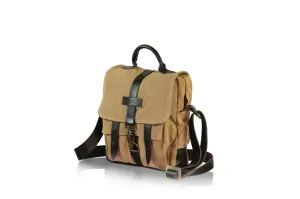 Danakil by SOSH -  Tobacco Cotton Canvas and Leather Utility Bag