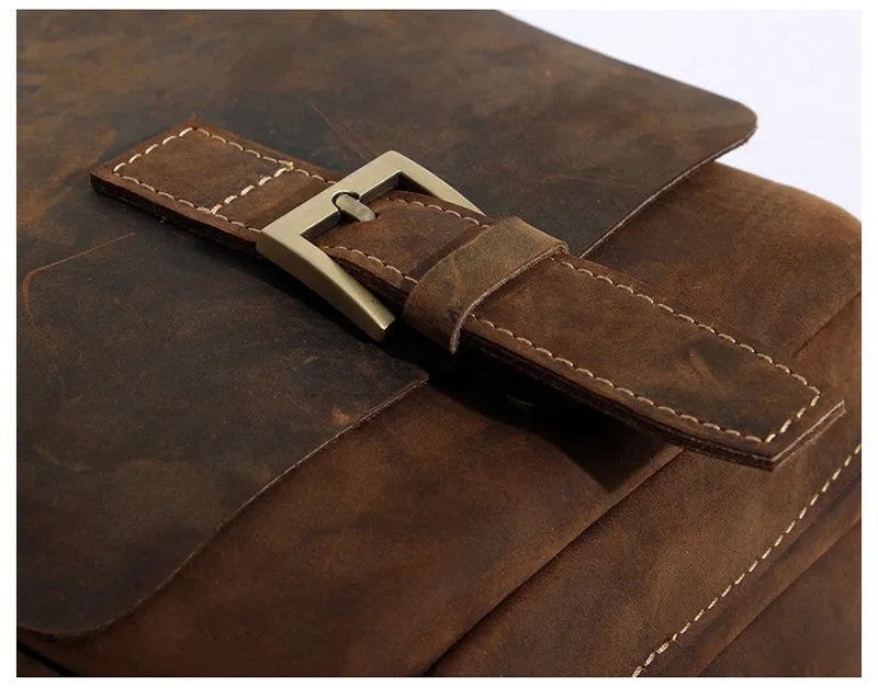 Leather Crossbody Ipad Bag