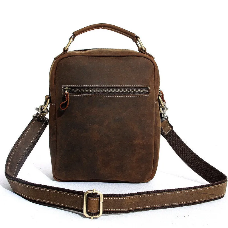 Leather Crossbody Ipad Bag