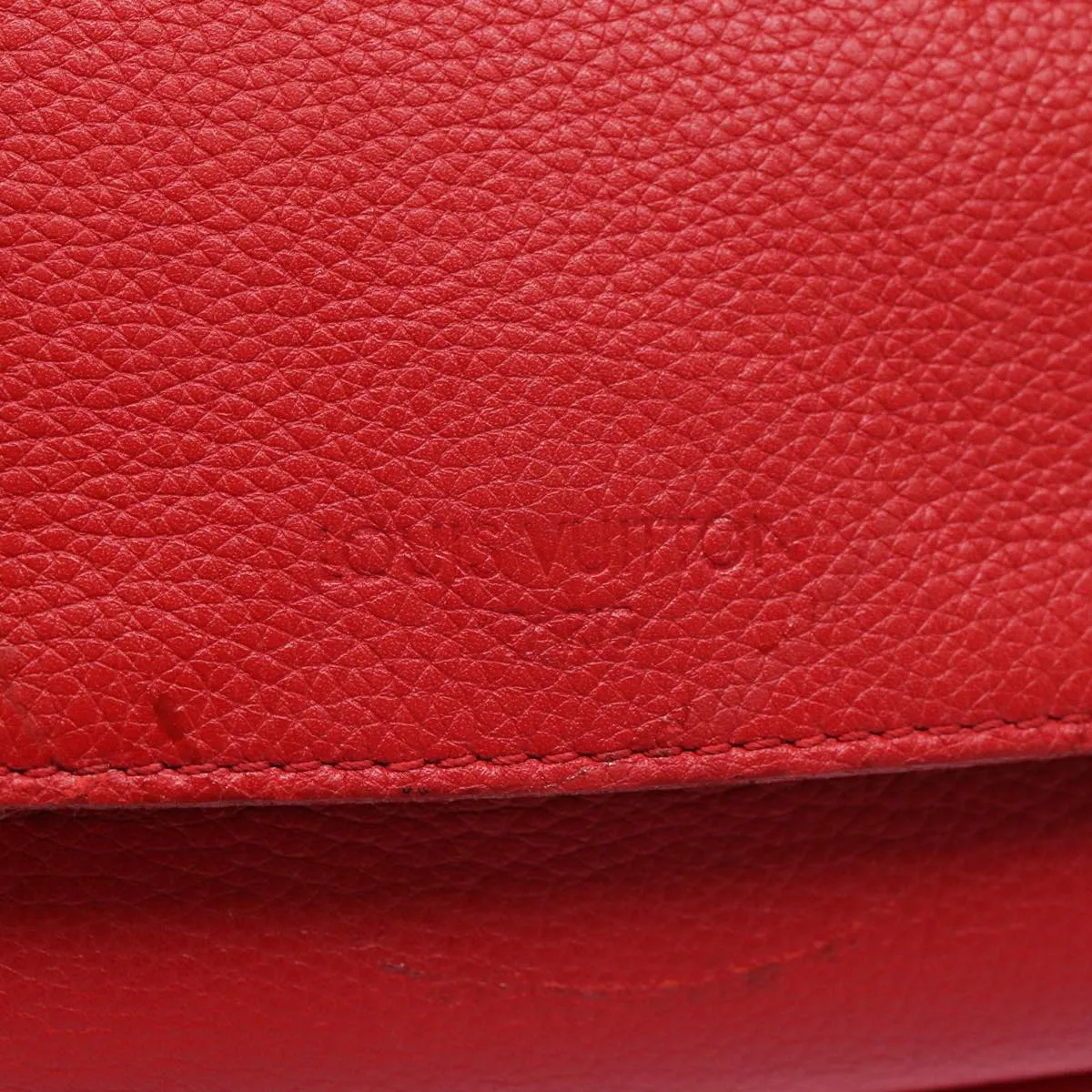 Trendy Inspired Louis Vuitton Parnasea Esan Ciel Shoulder Bag Leather Red M94448 Lv Auth Bs17244