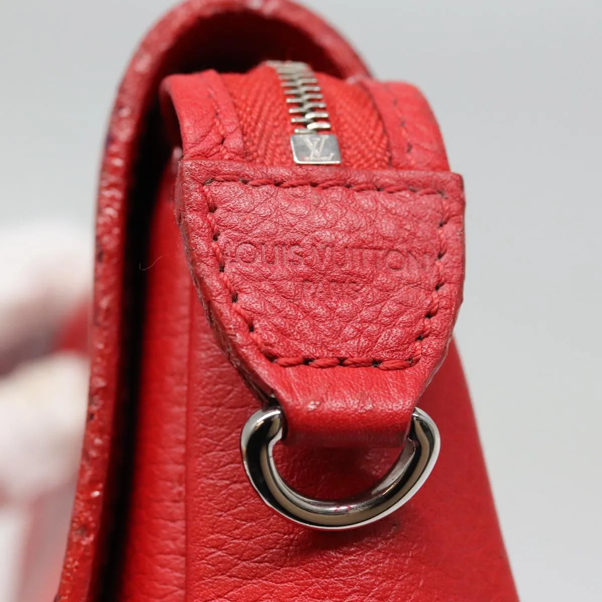 Trendy Inspired Louis Vuitton Parnasea Esan Ciel Shoulder Bag Leather Red M94448 Lv Auth Bs17244