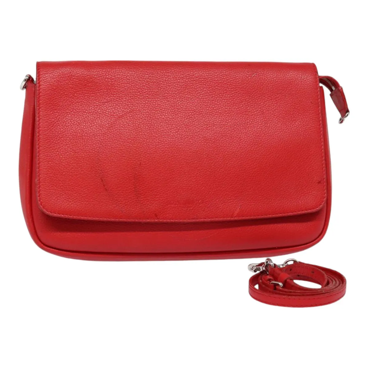 Trendy Inspired Louis Vuitton Parnasea Esan Ciel Shoulder Bag Leather Red M94448 Lv Auth Bs17244