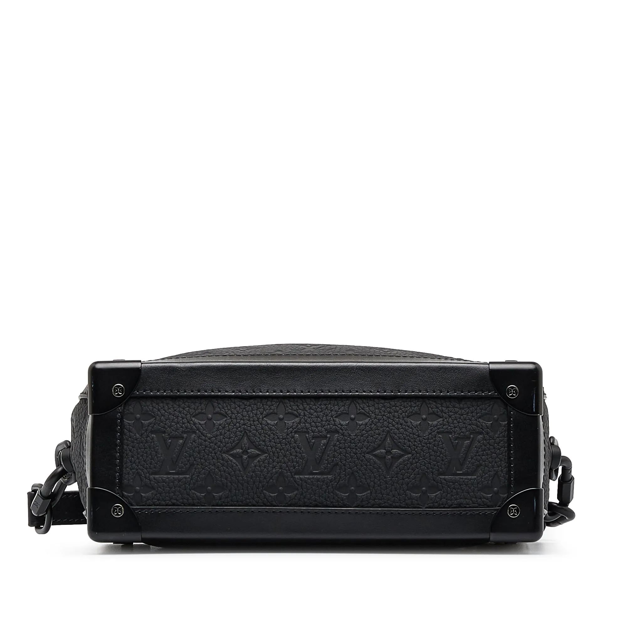 Trendy Inspired Louis Vuitton Soft Trunk Black Monogram Taurillon