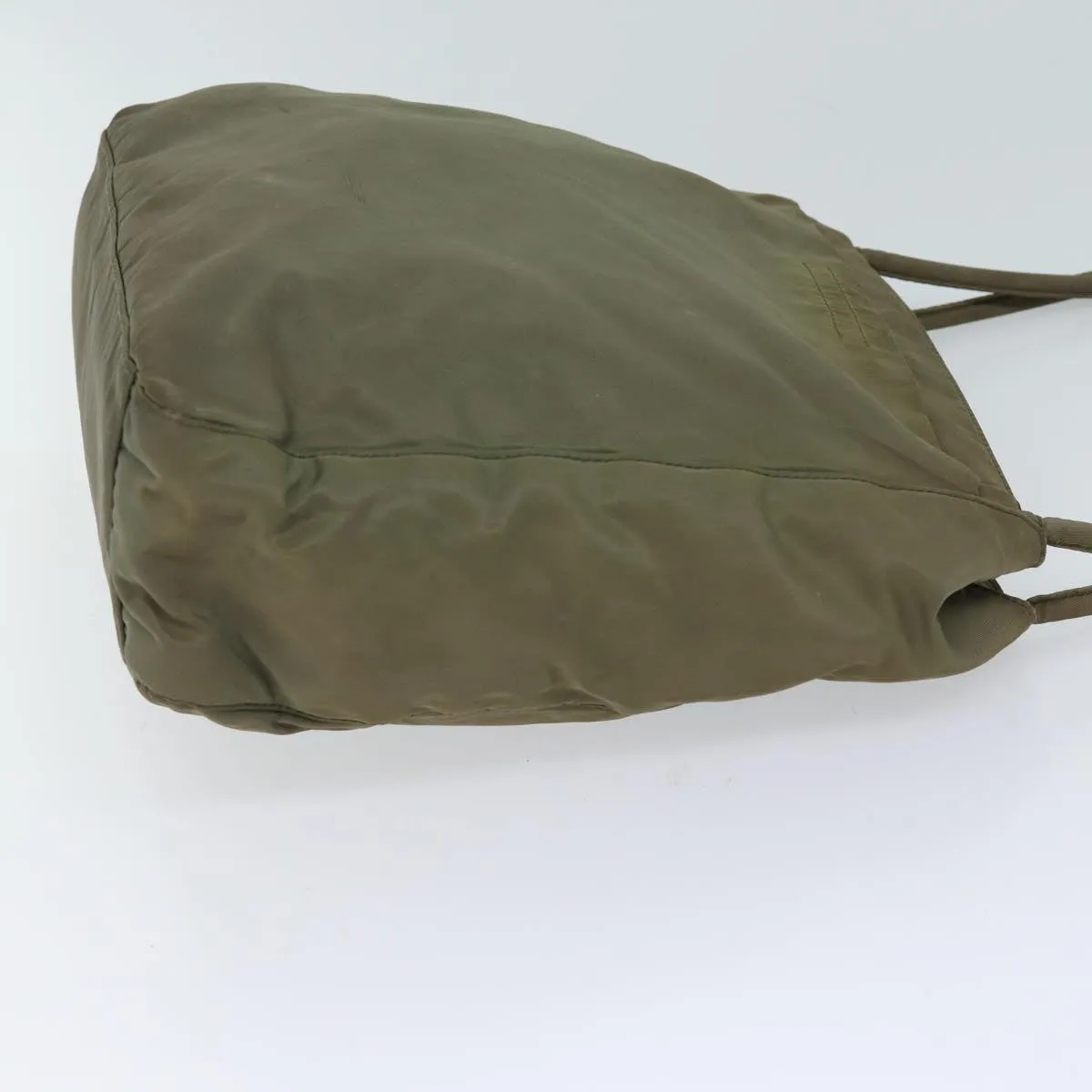 Trendy Inspired Prada Shoulder Bag Nylon Khaki Auth Bs13512