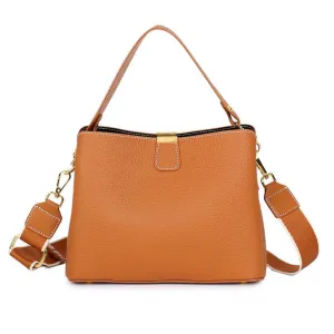 Women's Genuine Leather Tote Female-حقيبة يد نسائية فاخرة
